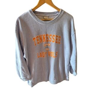 Tennessee Lady Vols Sweatshirt Reverse Terry Graphic Sweatshirt Womens Size XL